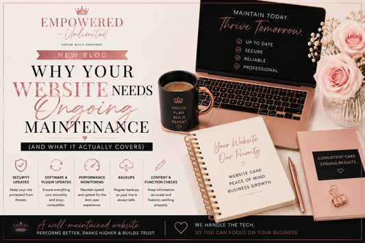 Why Your Website Needs Ongoing Maintenance (And What It Actually Covers)