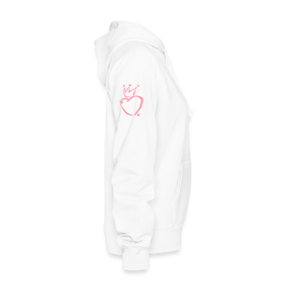 Savage Vibes Hoodie – For the Fearless Woman - white