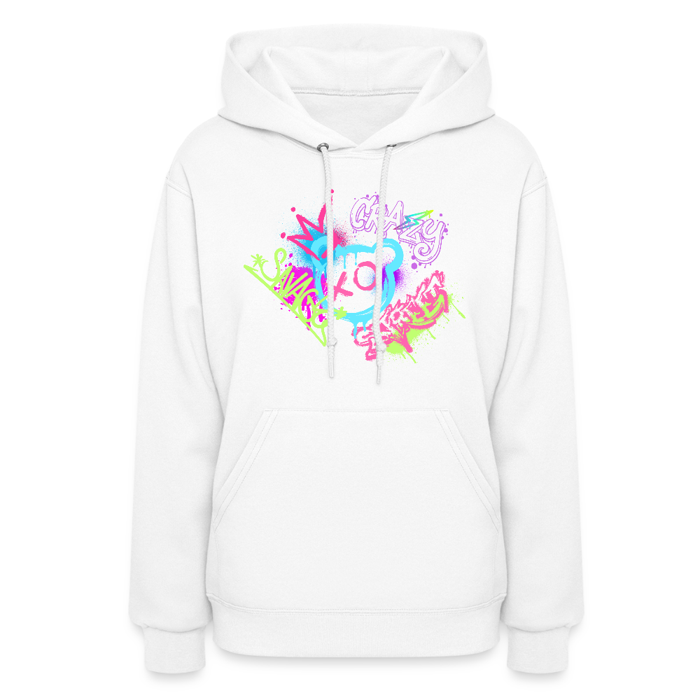 Savage Vibes Hoodie – For the Fearless Woman - white