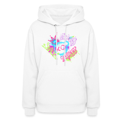 Savage Vibes Hoodie – For the Fearless Woman - white