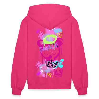 Savage Vibes Hoodie – For the Fearless Woman - fuchsia