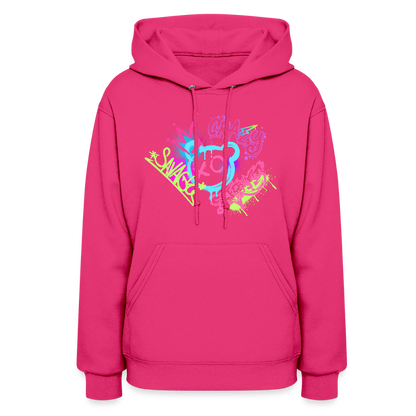 Savage Vibes Hoodie – For the Fearless Woman - fuchsia