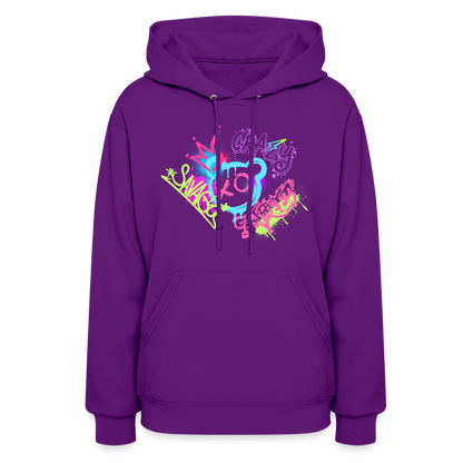 Savage Vibes Hoodie – For the Fearless Woman - purple