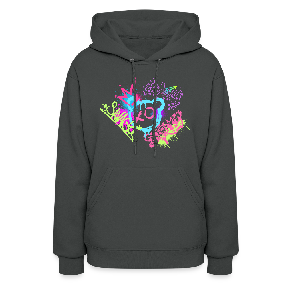 Savage Vibes Hoodie – For the Fearless Woman - asphalt