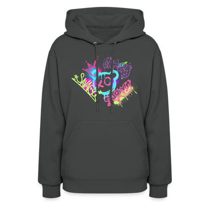 Savage Vibes Hoodie – For the Fearless Woman - asphalt