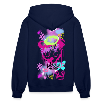 Savage Vibes Hoodie – For the Fearless Woman - navy