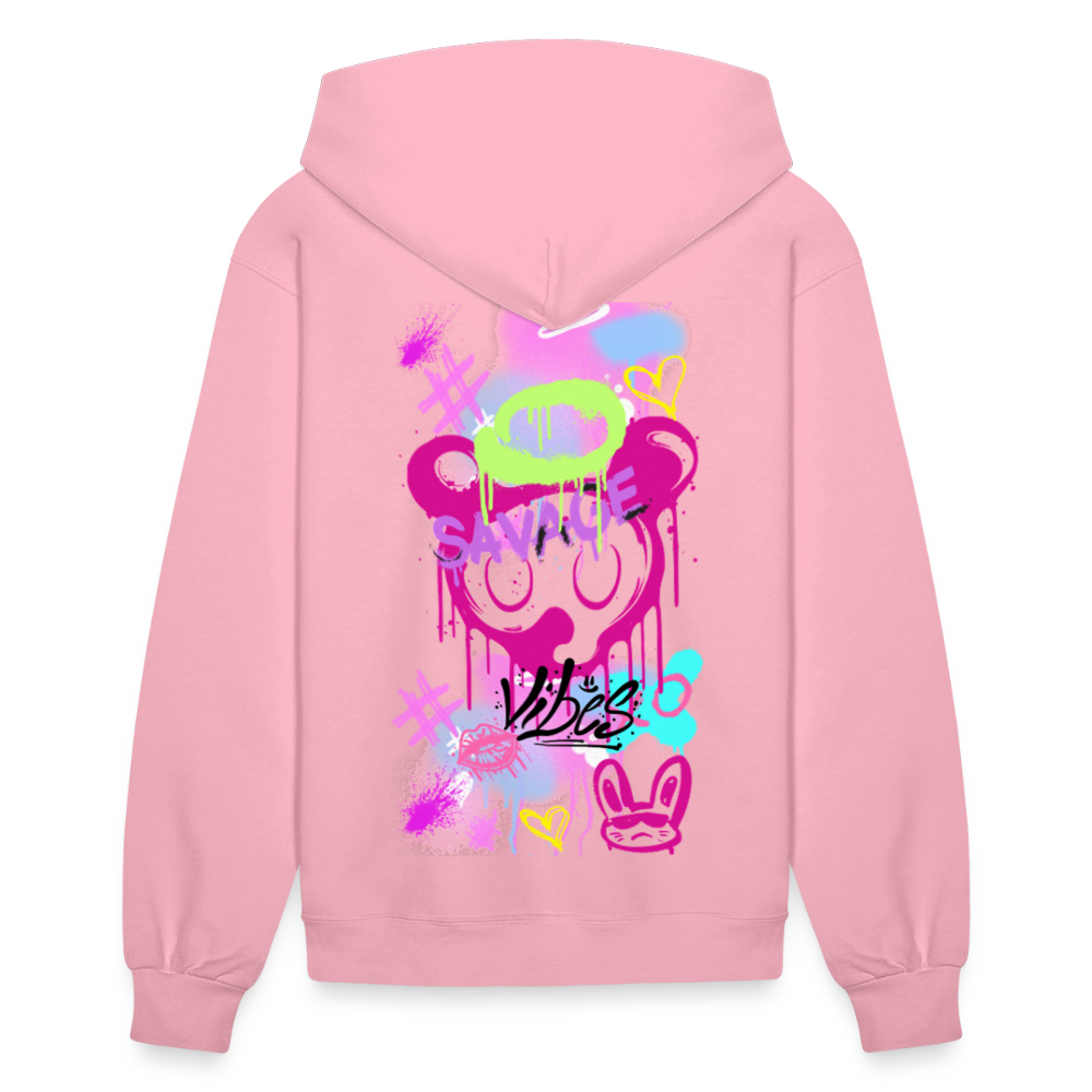 Savage Vibes Hoodie – For the Fearless Woman - classic pink