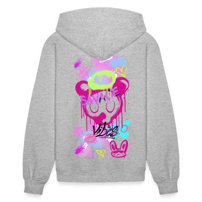 Savage Vibes Hoodie – For the Fearless Woman - heather gray